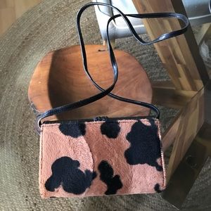 Crossbody wallet animal print